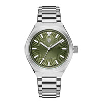 Successor 2- Stainless Steel/Olive Green Dial