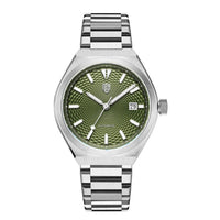 Successor 2- Stainless Steel/Olive Green Dial