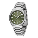 Successor 2- Stainless Steel/Olive Green Dial