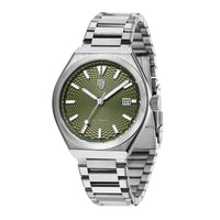 Successor 2- Stainless Steel/Olive Green Dial